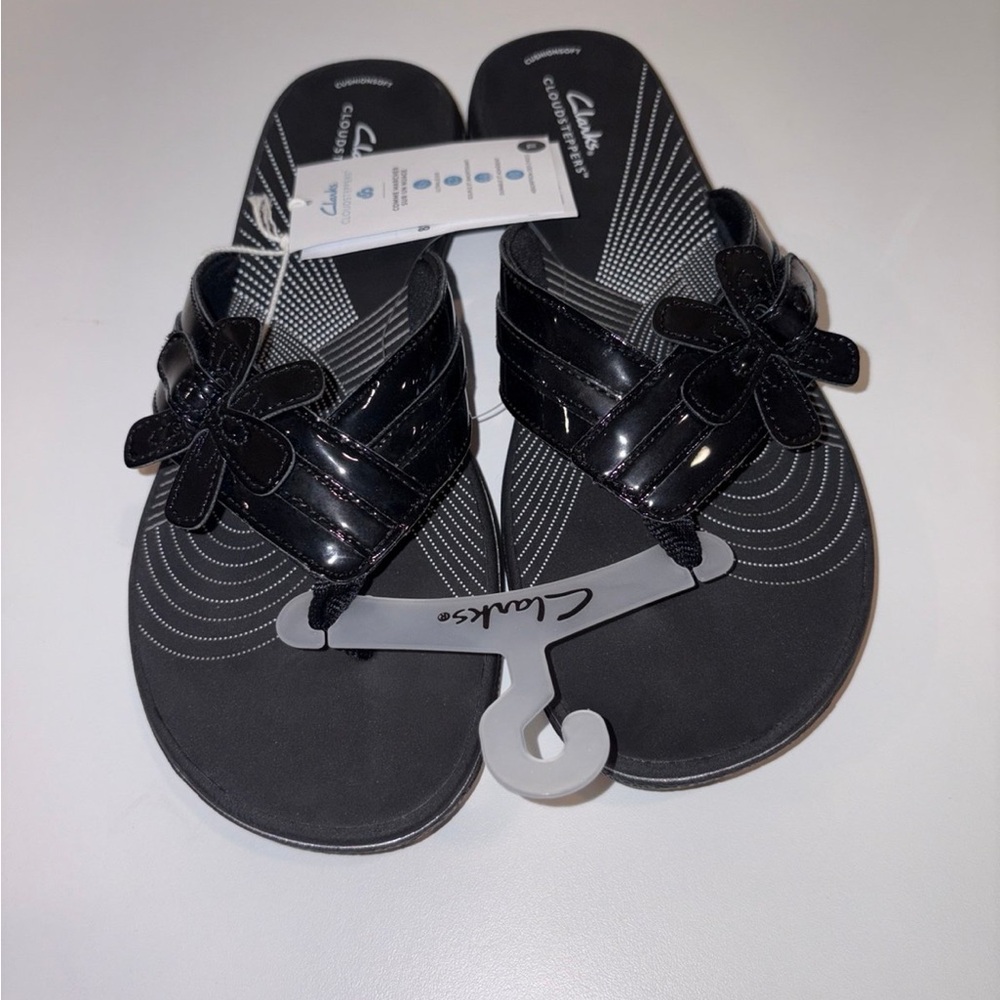 Cloudsteppers by Clarks 
Black Dressy Sandals Women’s 11 - Picture 3 of 5